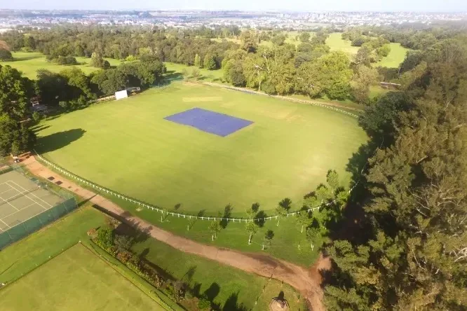 Irene cricket oval from above, SSE training venue